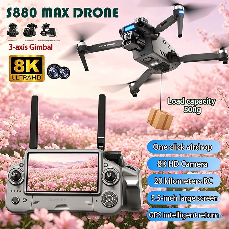 Drone Aerial Photography - 2026 New 8K Dual Camera Drone