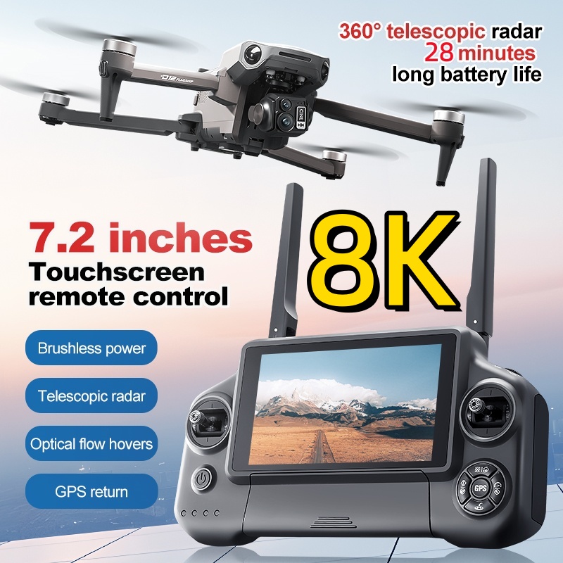 8K 3 Axis Gimbal Brushless 7.2 - Drone Lidar recensie en prijs