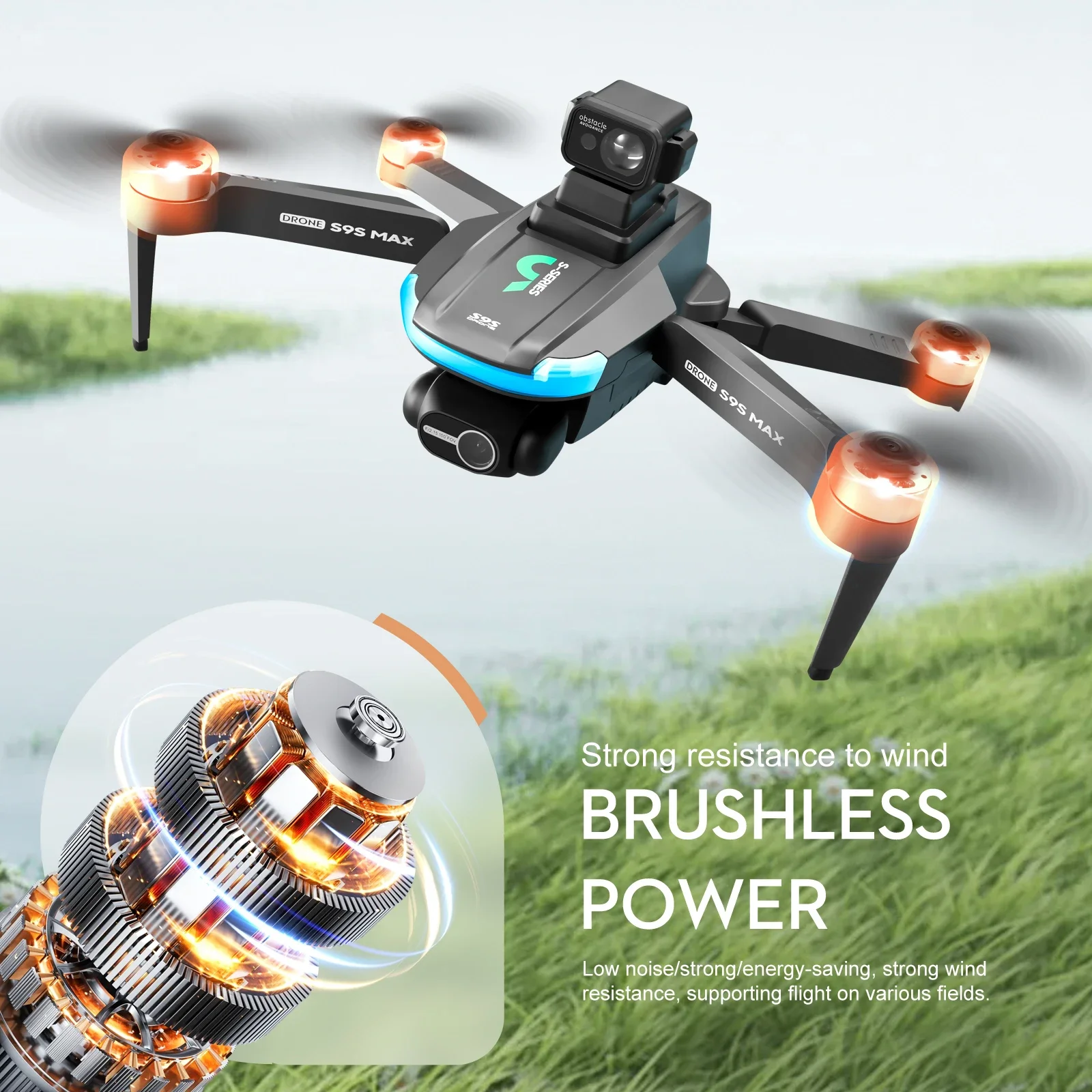 NEW S9S MAX MINI Drone 4K 2-Ax - Drone Lidar recensie en prijs