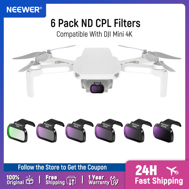 NEEWER 6 Pack ND CPL Filters F - Drone Ndvi recensie en prijs