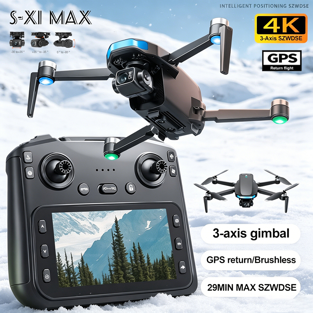 New S-X1 MAX Drone GPS 8K Prof - Drone Lidar recensie en prijs