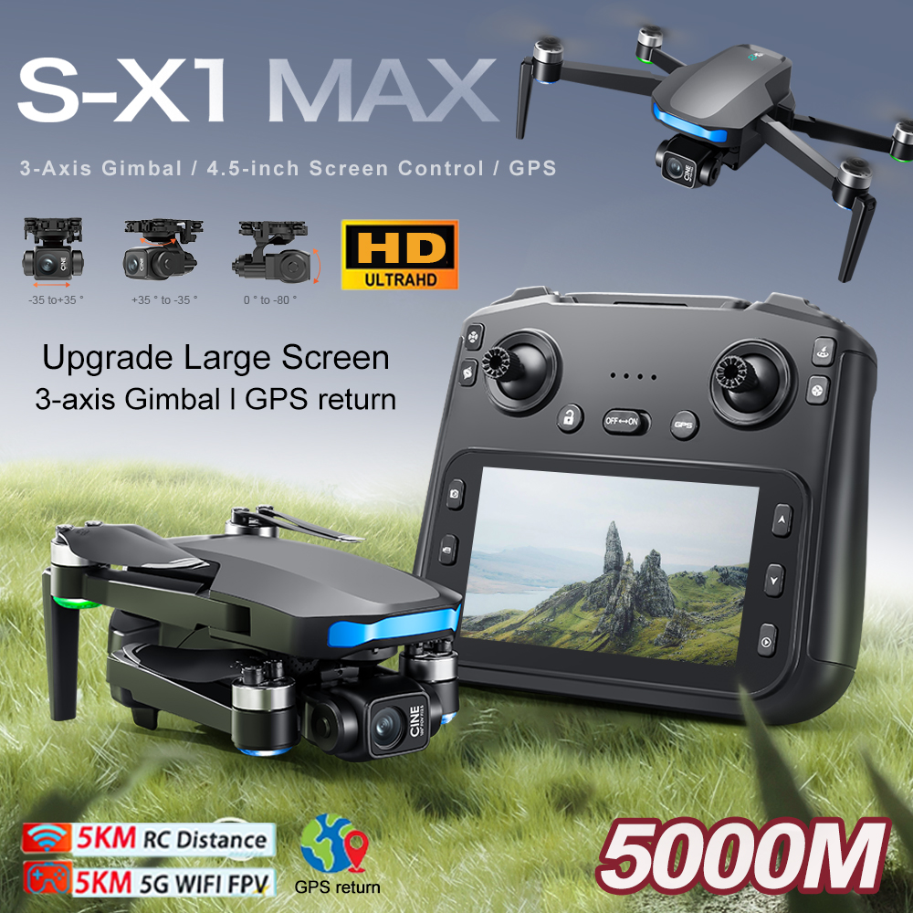 New S-X1 MAX Drone GPS 8K Prof - Drone Lidar recensie en prijs